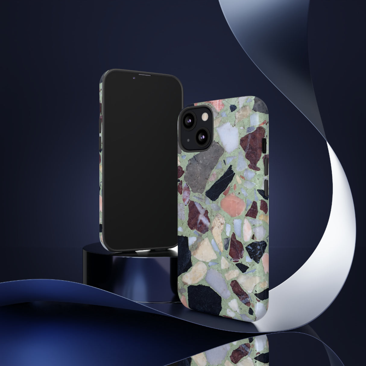 Terrazzo in Green - Protective Phone Case