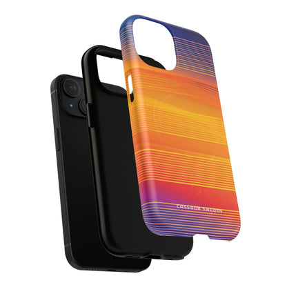 Gradient Sunset Flow iPhone 15 | Tough+ Phone Case