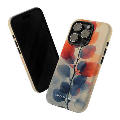 Ethereal Leaf Harmony iPhone 15 - Tough Phone Case