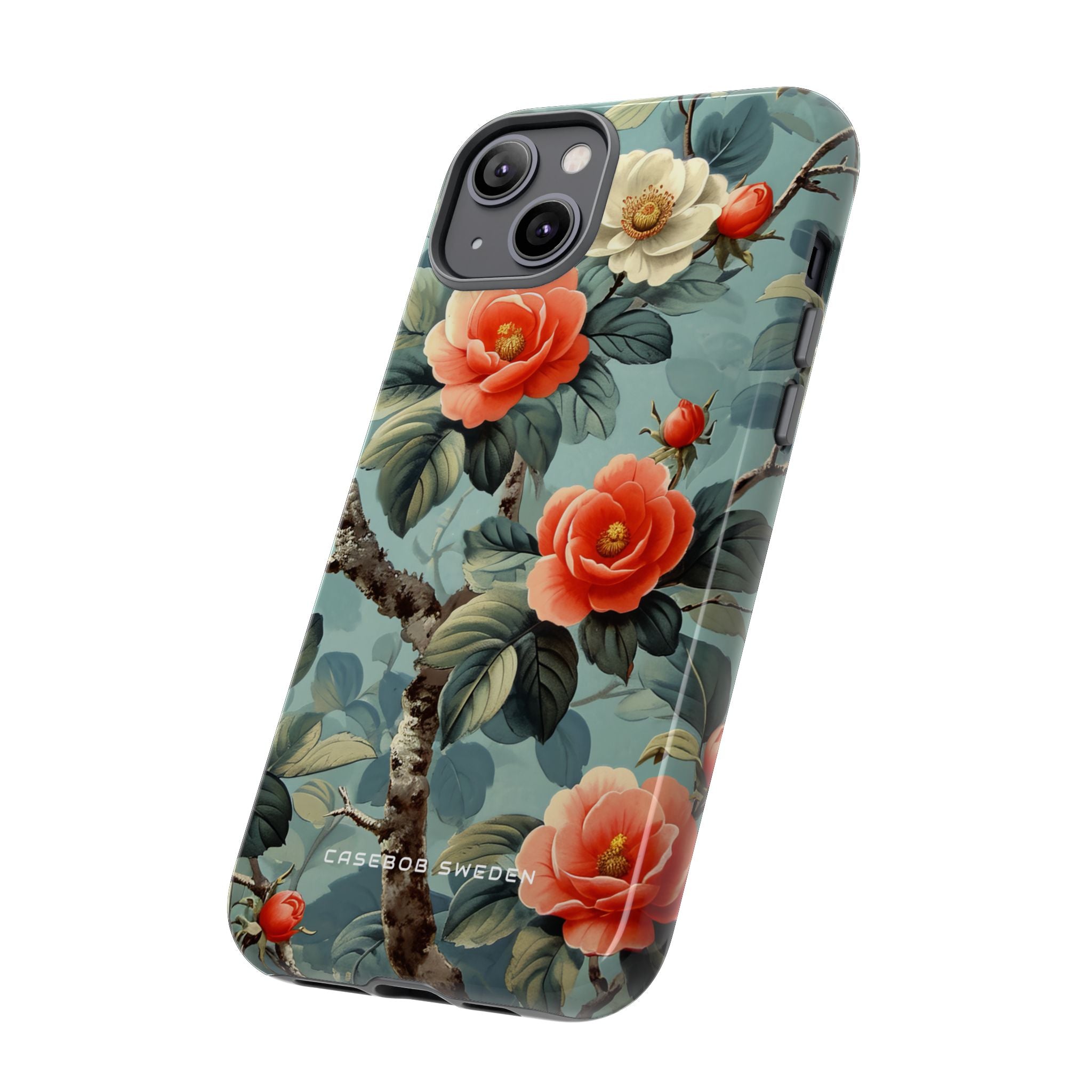 Vintage Floral Romance iPhone 14 - Tough Phone Case