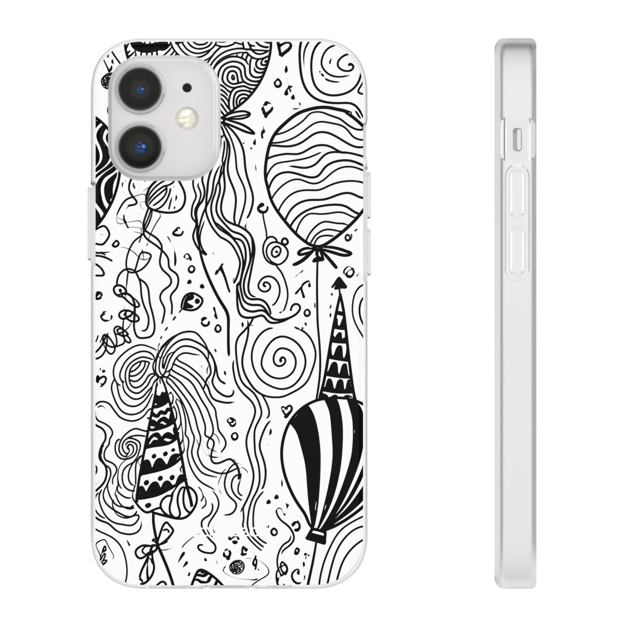 Whimsical Festivity | Flexible Phone Case for iPhone