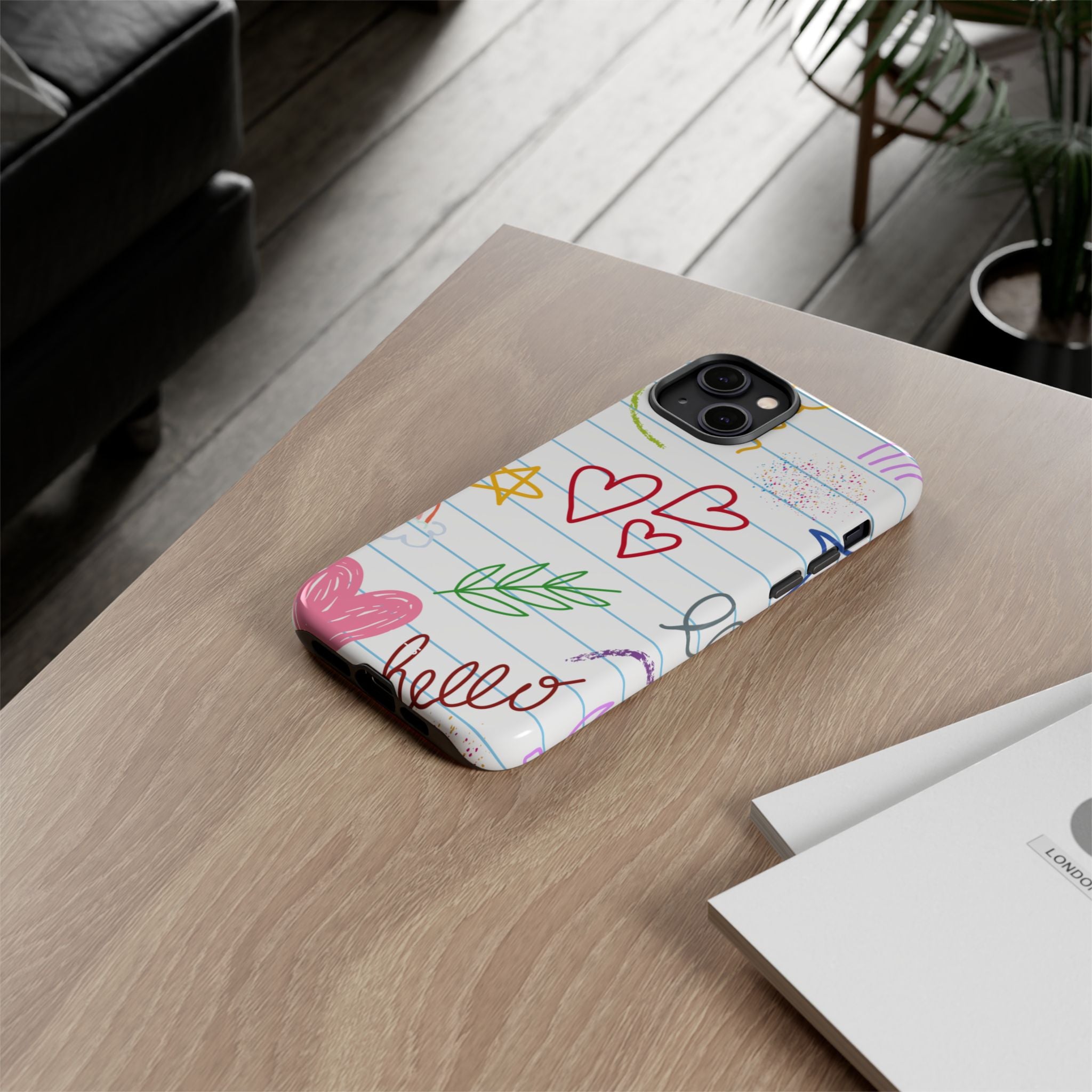 Hearts Dance Happily - iPhone Case