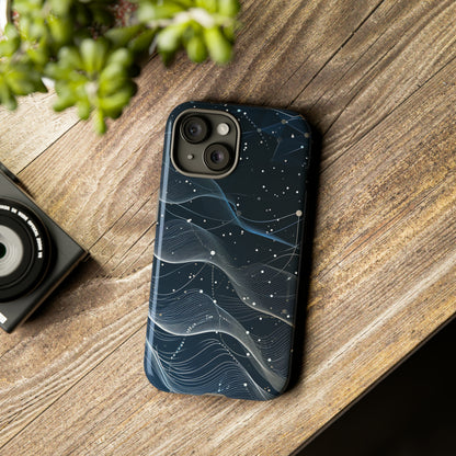 Connectivity Wave: Network Gradient - Protective Phone Case