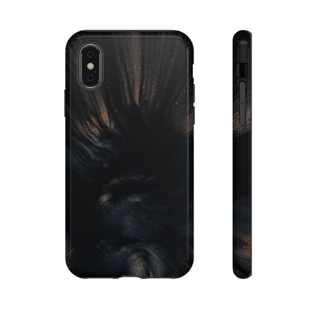 Star Gaze Ink Art iPhone Case (Protective) iPhone X Glossy Phone Case