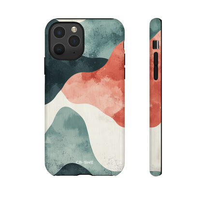 Fluid Shapes Emerge - iPhone Case