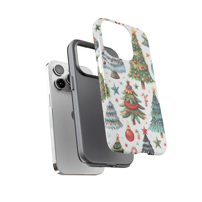 Whimsical Trees Sparkle - iPhone Case