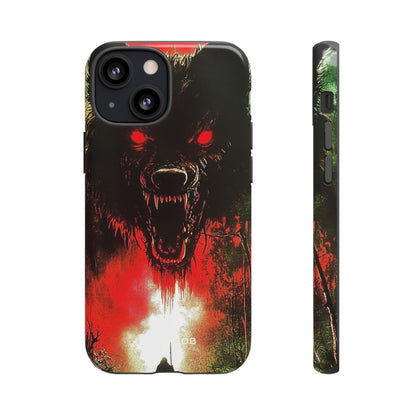 Crimson Wolf iPhone 13 Mini Case - Tough