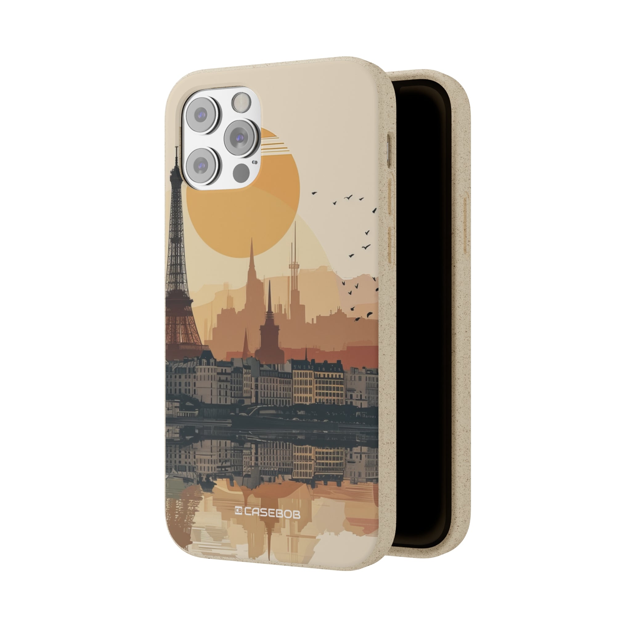 Parisian Sunset Serenity | Biodegradable Phone Case