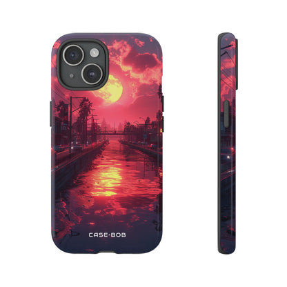 Luminous Moonlight iPhone 15 Case - Tough