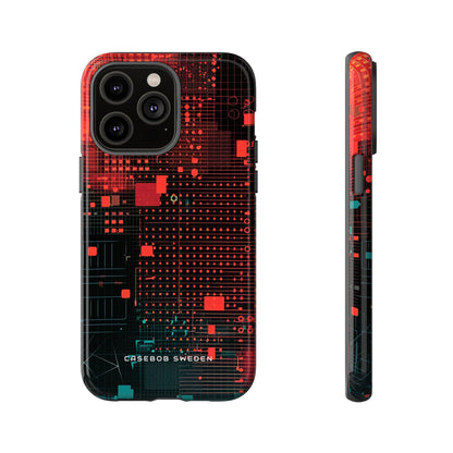 Gradient CyberFlux iPhone 14 - Tough Phone Case