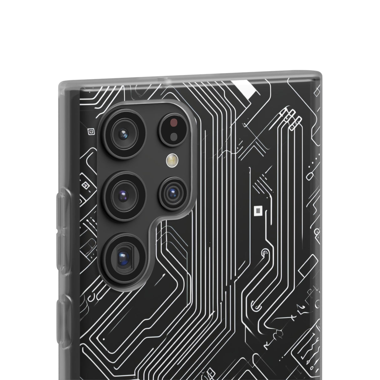 Cyber Circuitry Art | Flexible Phone Case for Samsung Galaxy