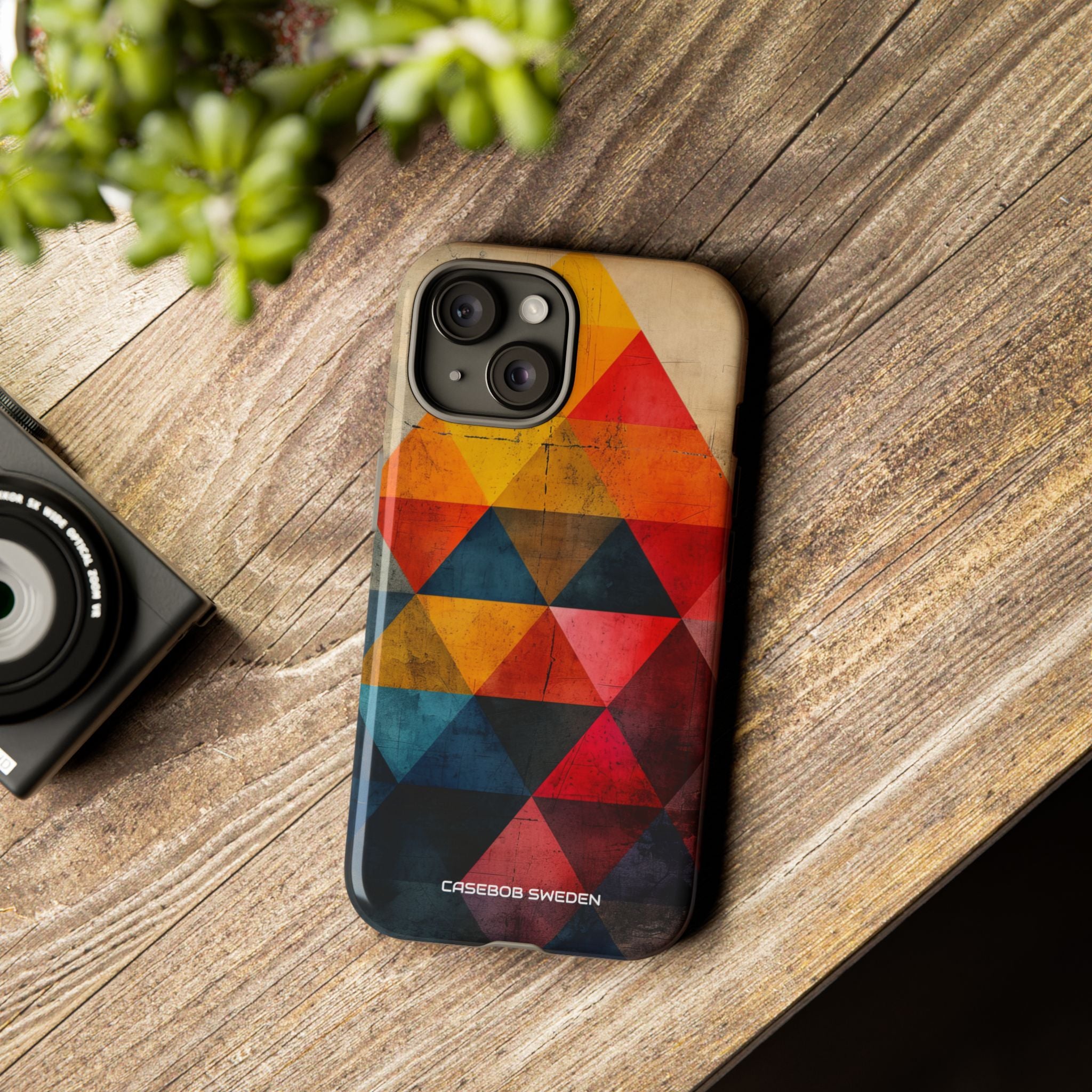 Geometric Energy - Tough iPhone 15 Phone Case