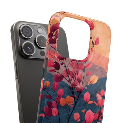 Vibrant Floral Harmony iPhone 15 - Slim Phone Case