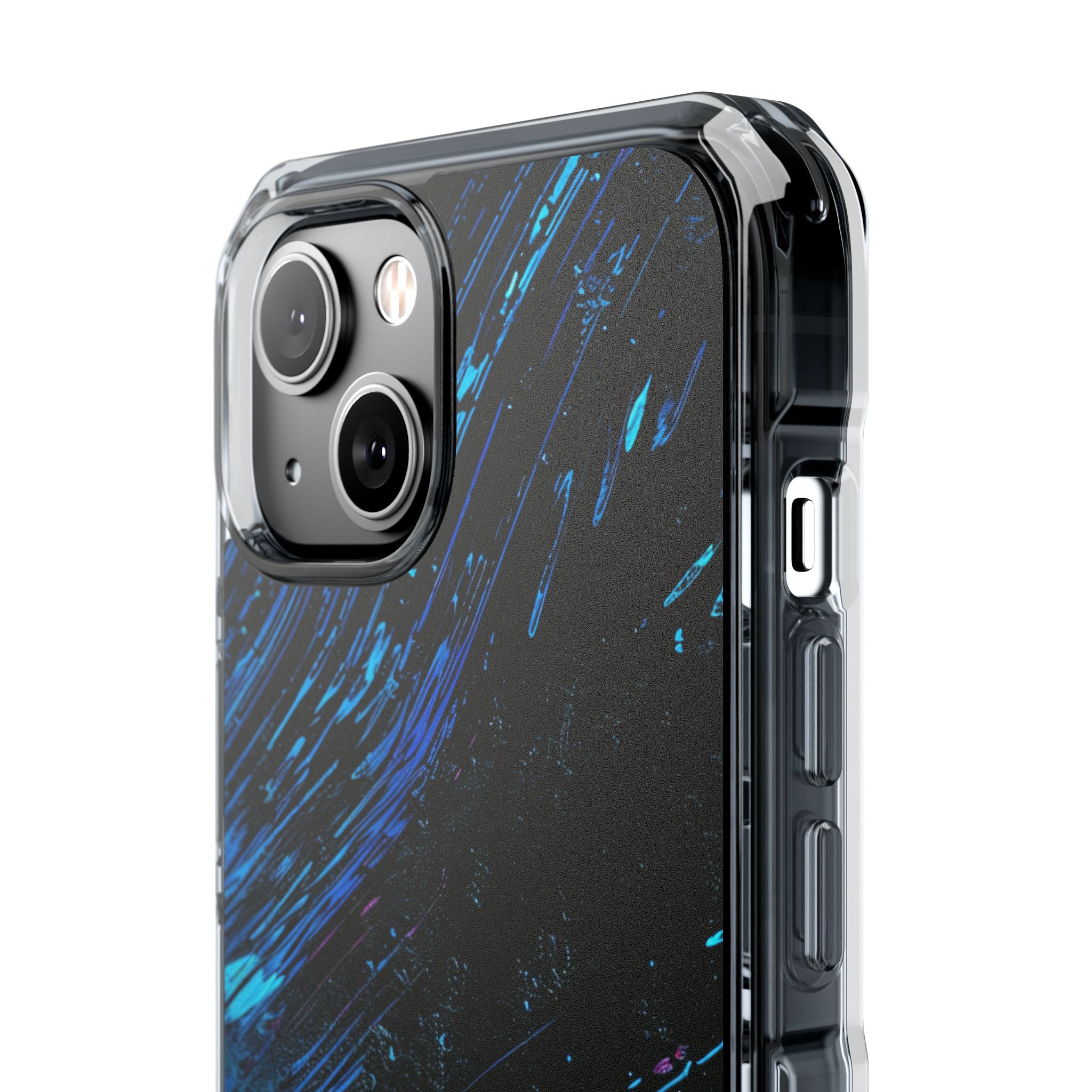 Middernachtblauwe Stromen iPhone 14 - Impact Clear+