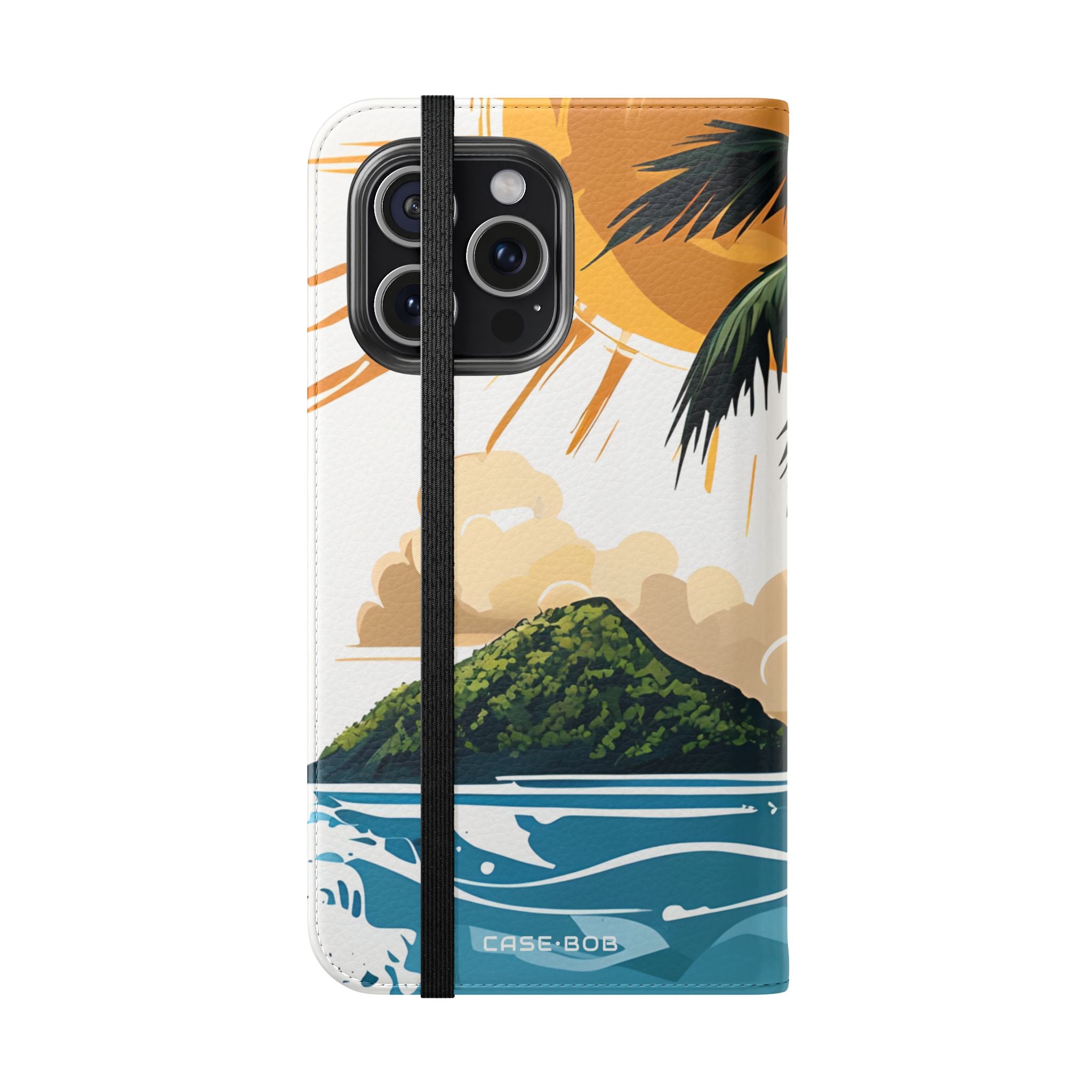 Palm Sunscape - iPhone 15 Pro Max Case - Wallet