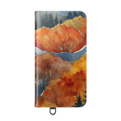 Snowcapped Ember Mountains - Samsung S24 Plus Case - Wallet