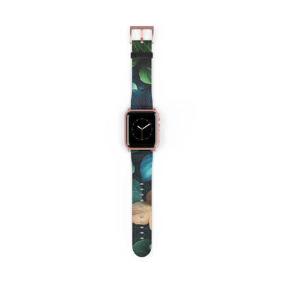 Teal Bloom - Watch Band