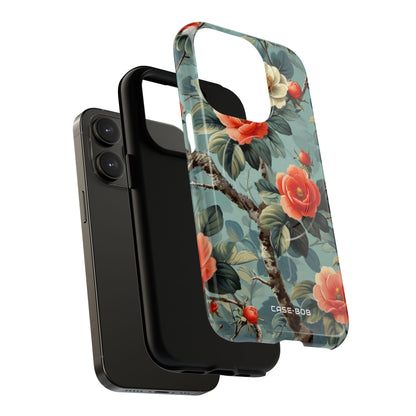 Coral Bloom iPhone 14 Pro Case - Tough+
