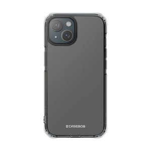 Dim Gray | Phone Case for iPhone (Clear Impact Case - Magnetic)