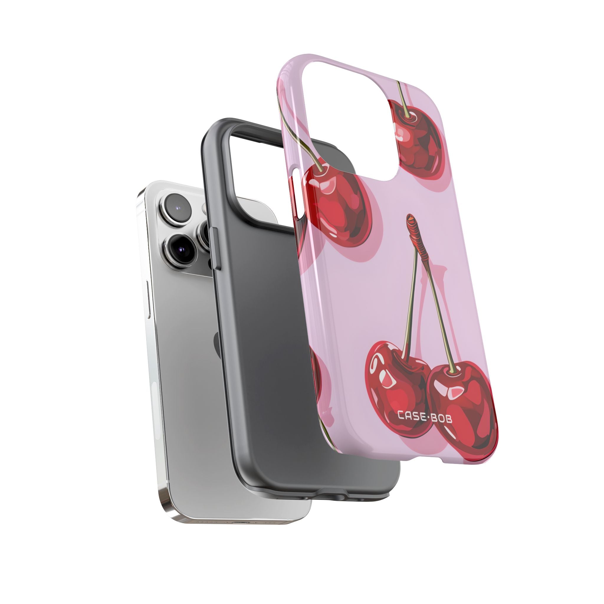 Glossy Cherry Burst iPhone 14 Pro Case - Tough