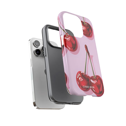Glossy Cherry Burst iPhone 14 Pro Case - Tough