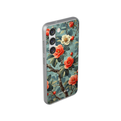Coral Bloom Samsung S23 Case - Soft