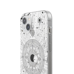 Himmlisches Mandala Mystique | Flexible Handyhülle für iPhone