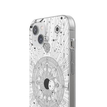 Celestial Mandala Mystique | Flexible Phone Case for iPhone