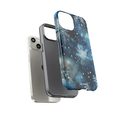 Winter Snowflakes Dance - iPhone Case