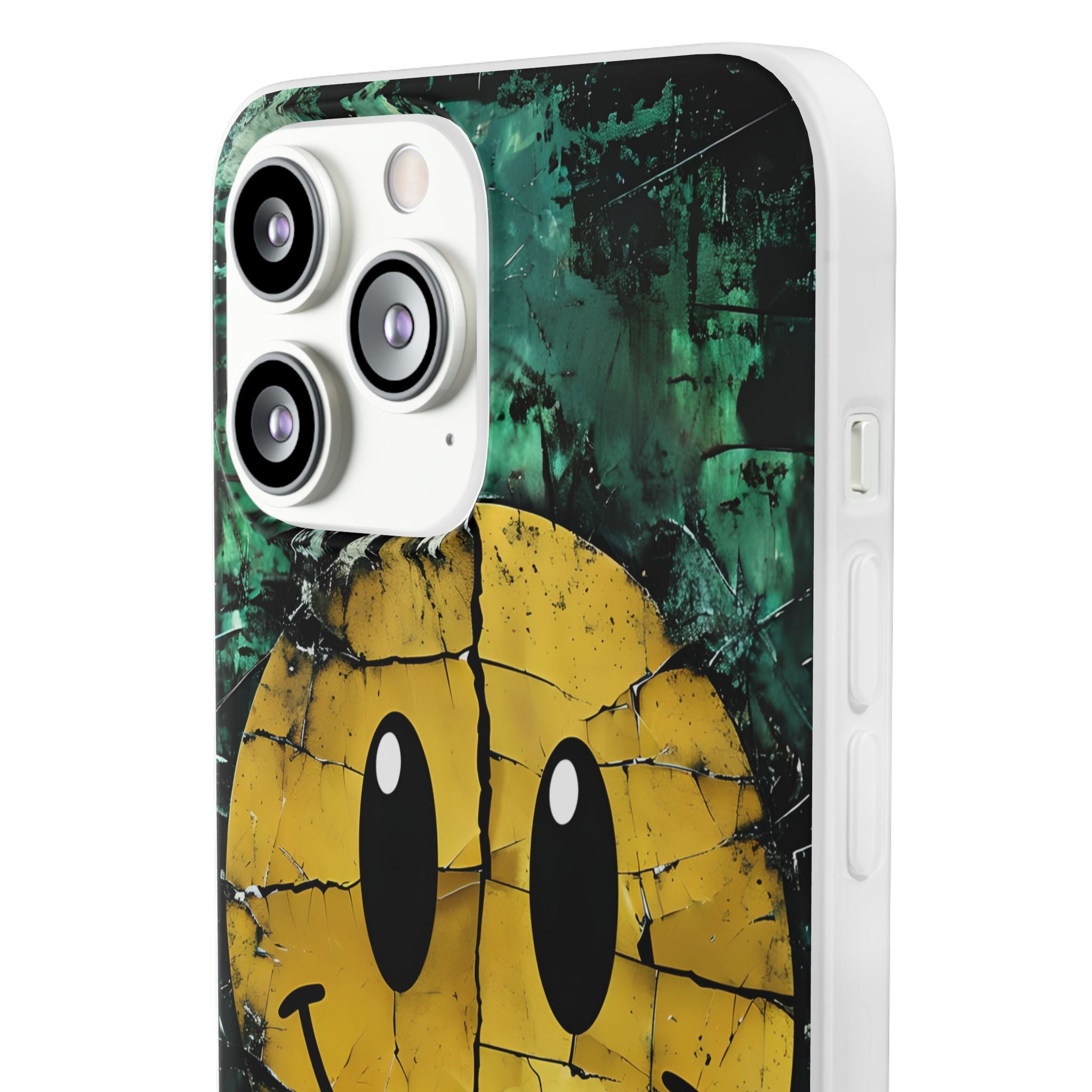 Cracked Smiley iPhone 13 Pro Max - Soft Case