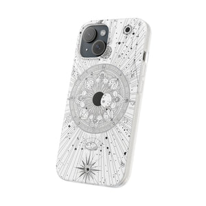 Celestial Mandala Mystique | Flexible Phone Case for iPhone