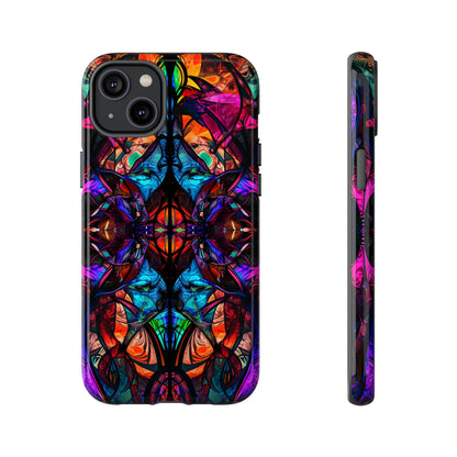 Gothic Stained Glass Splendor - Protective Phone Case