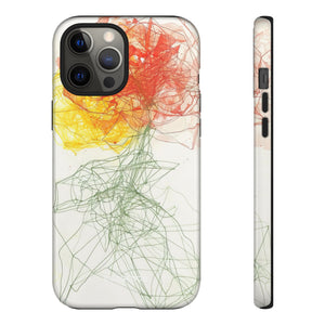 Fiery Blossom | Protective Phone Case for iPhone