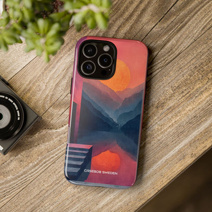 Surreal Sunset Landscape - Tough iPhone 16 Phone Case