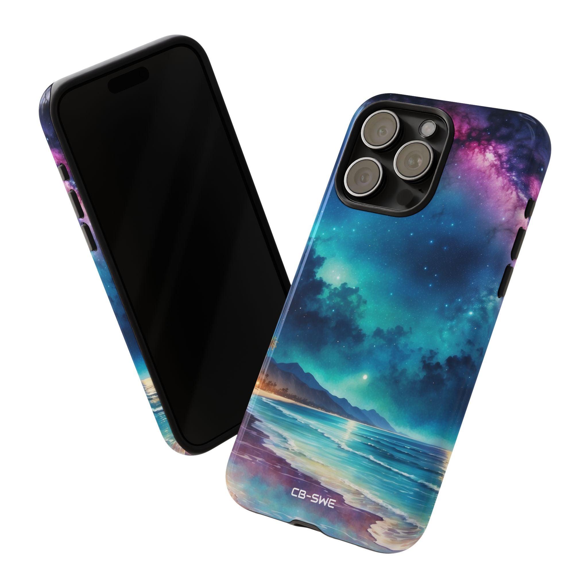 Waves Embrace Stars - iPhone Case