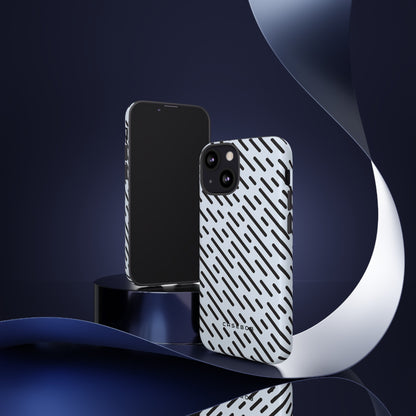 Monochrome Dash - Protective Phone Case