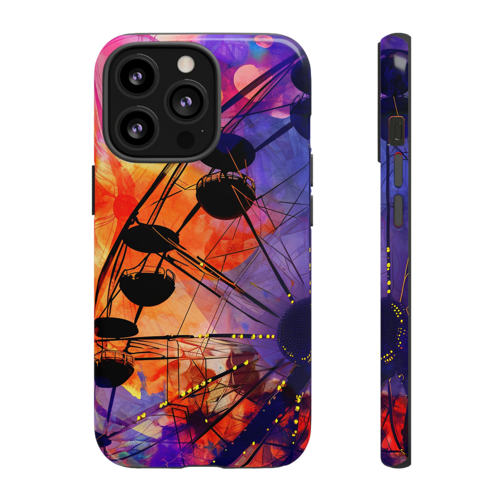 Romantic Ferris Wheel Delight - Protective Phone Case