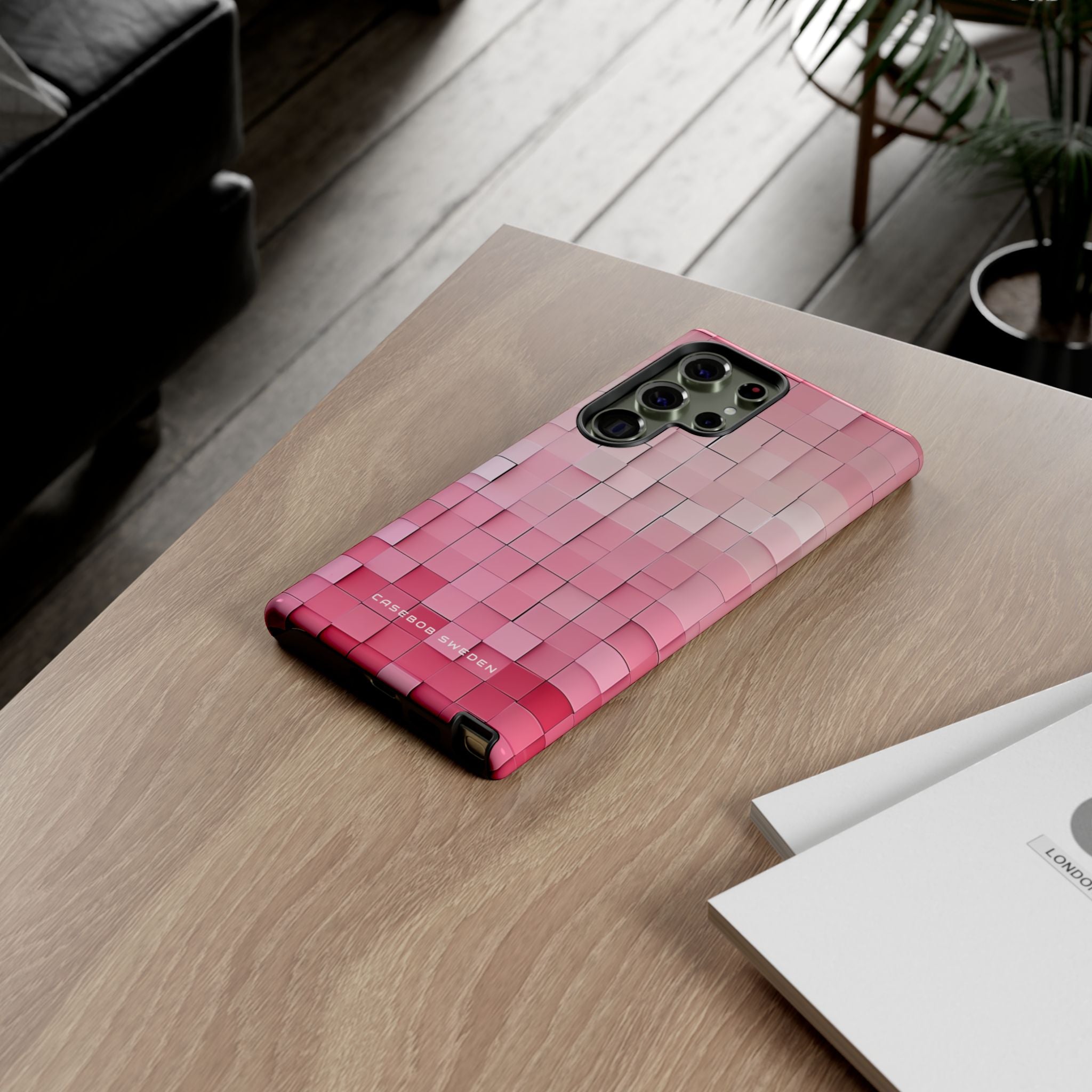 Gradient Pink Mosaic Samsung S23 - Tough Phone Case