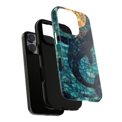 Whale Dives Upward - iPhone Case