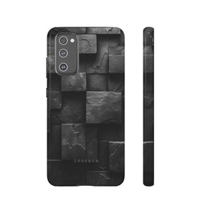 Black Geometric Elegance - Protective Phone Case