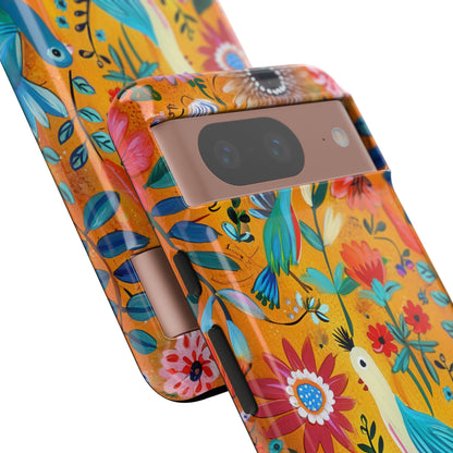 Colorful Birds Bloom Google Pixel 8 Case - Tough
