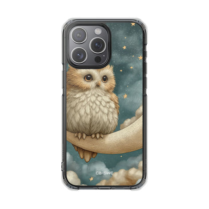 Owls Nestle Moon iPhone Case - Impact