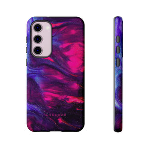 Deep Purple Ink Art - Protective Phone Case