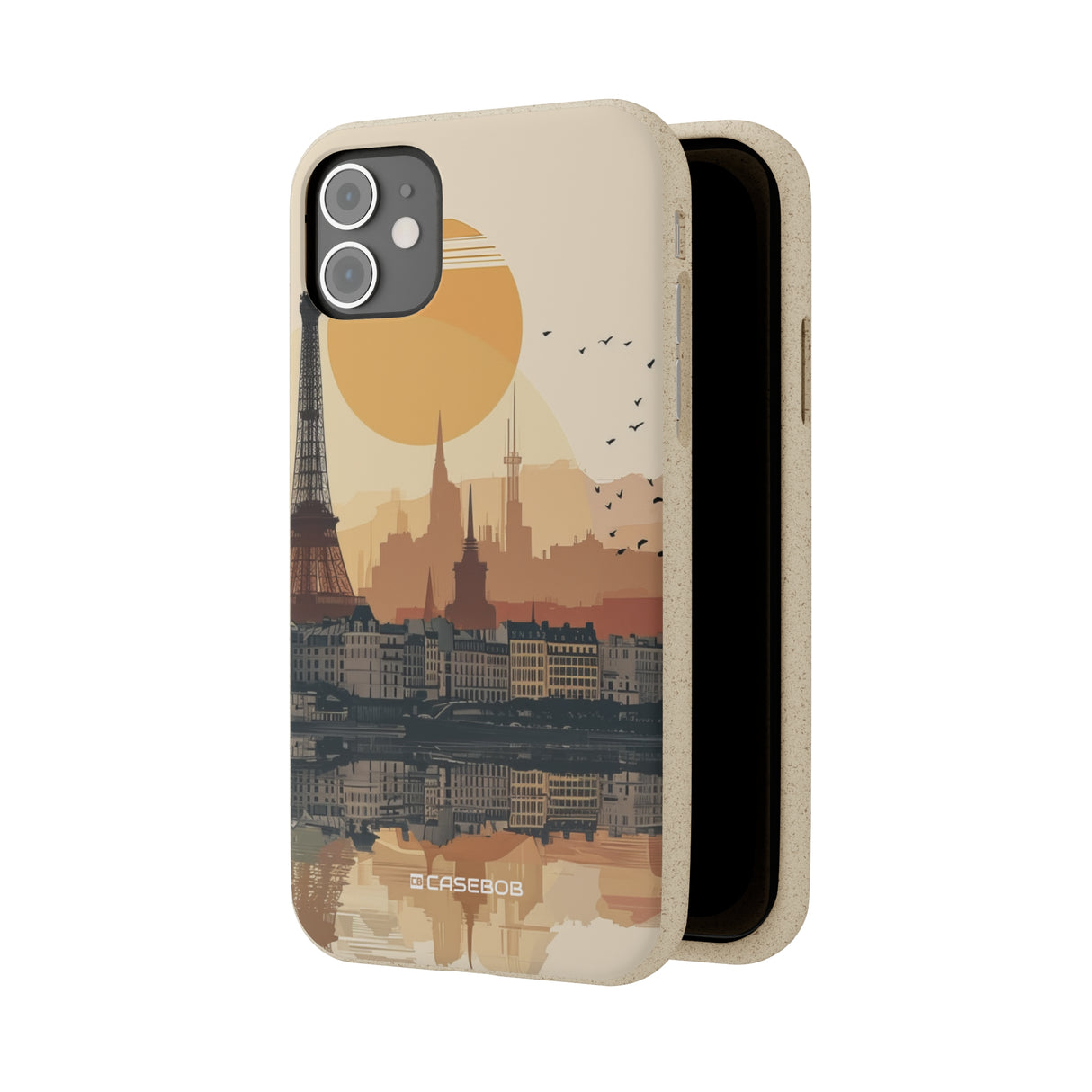 Parisian Sunset Serenity | Biodegradable Phone Case