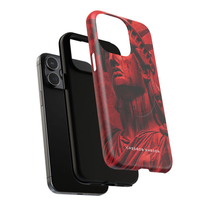 Zen Red Liberty Vision iPhone 15 | Tough+ Phone Case