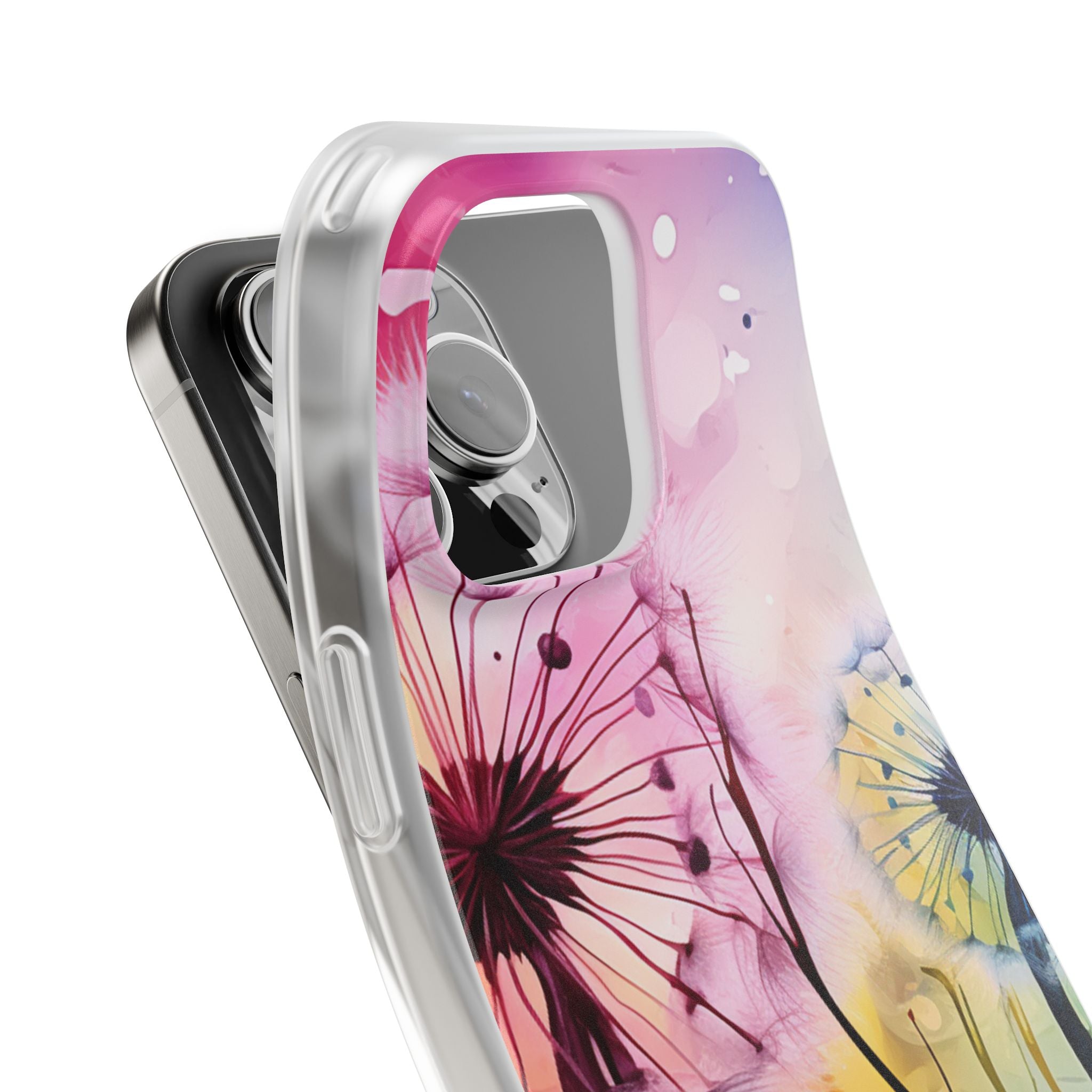 Dandelion Glow iPhone 16 Pro Max Case - Soft