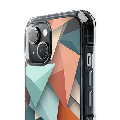 Geometric Color Harmony iPhone Case - Impact
