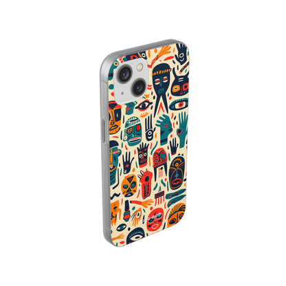 Vivid Faces iPhone 14 Case - Soft