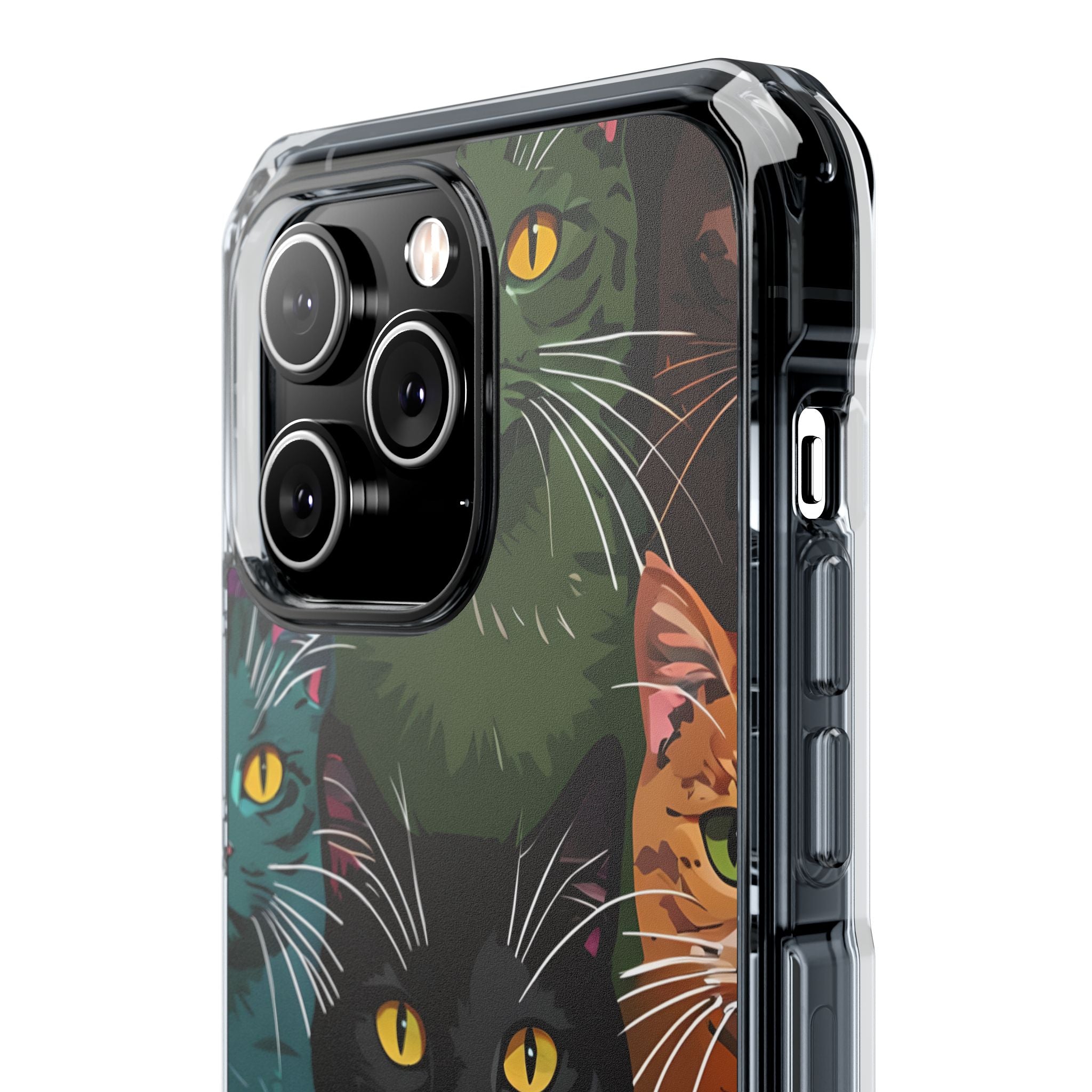 Colorful Cat Charisma iPhone Case - Impact