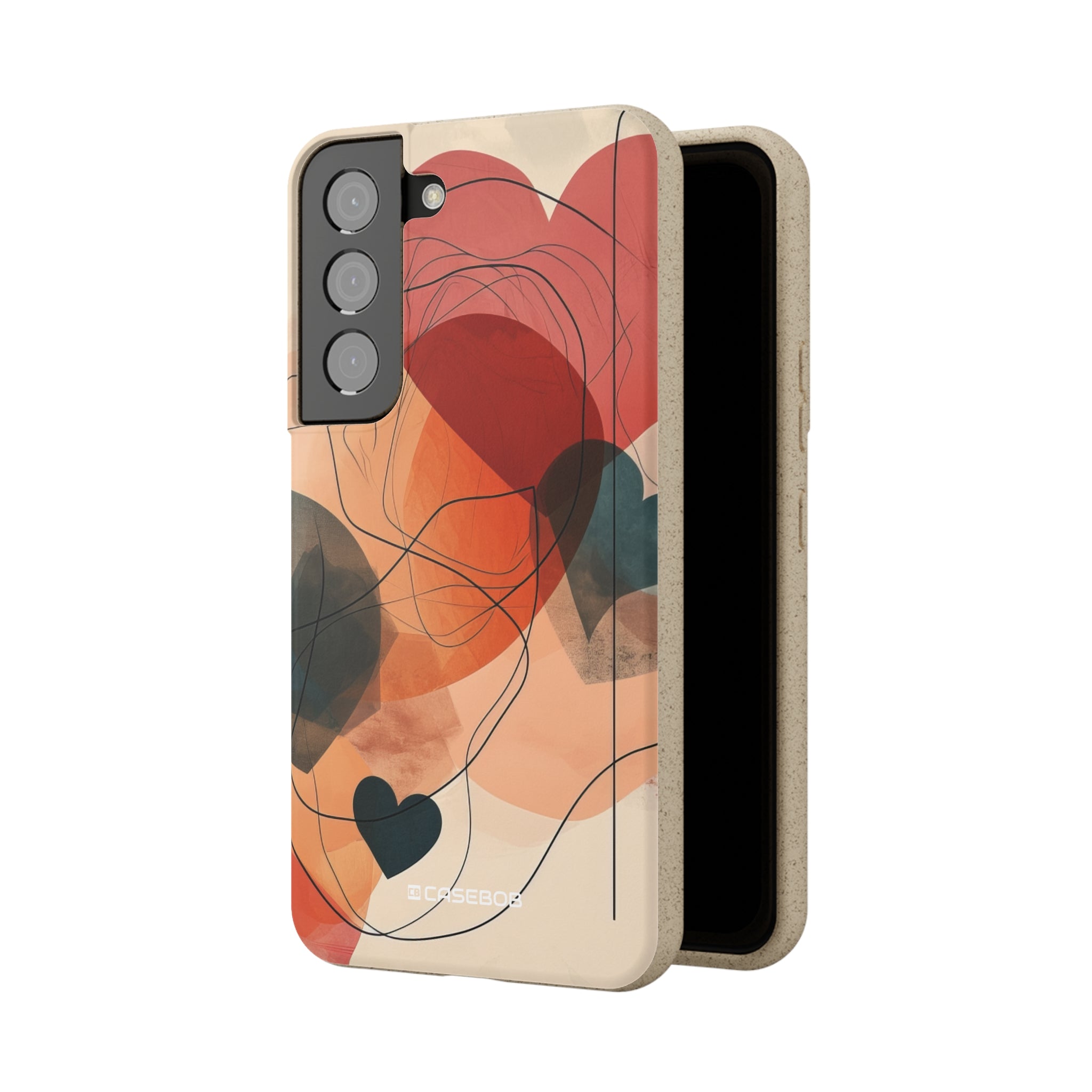 Abstract Heart Harmony | Biodegradable Phone Case